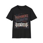 Vintage America 250 Years Independence Celebration T-Shirt
