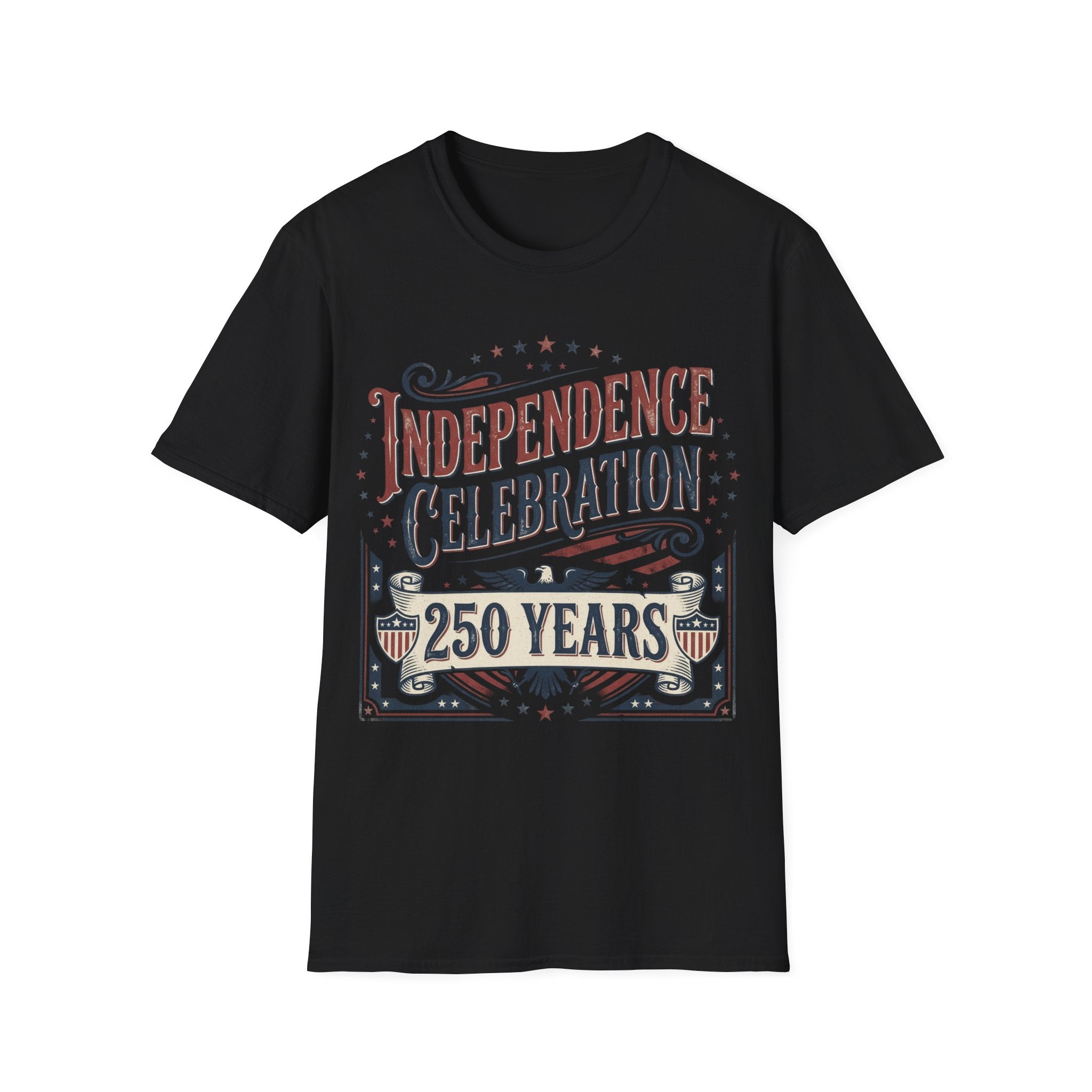 Vintage America 250 Years Independence Celebration T-Shirt