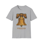 8-Bit Liberty Bell T-Shirt | Retro Gamer Freedom Pixel Art Tee