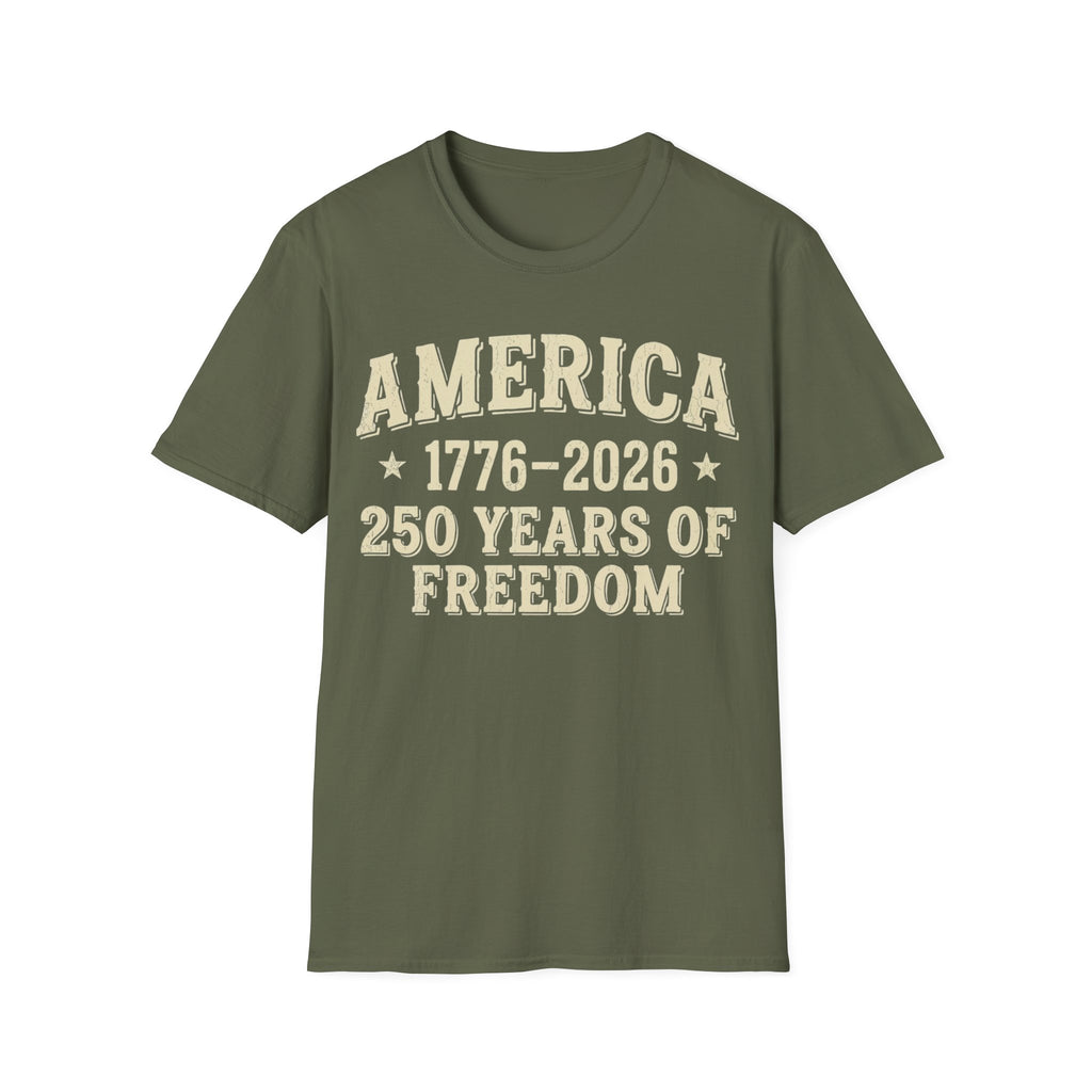 America 250 T-Shirt | Vintage 1776-2026 250 Years of Freedom Tee