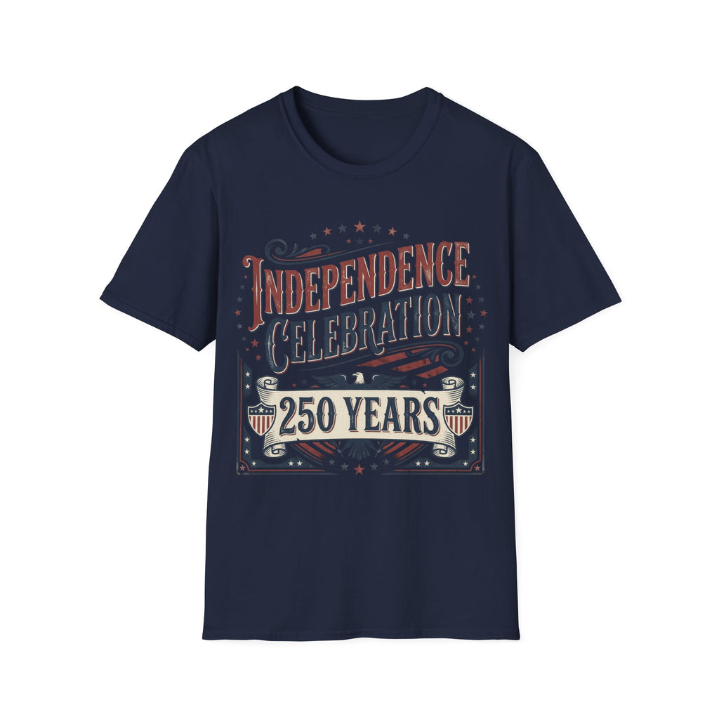 Vintage America 250 Years Independence Celebration T-Shirt