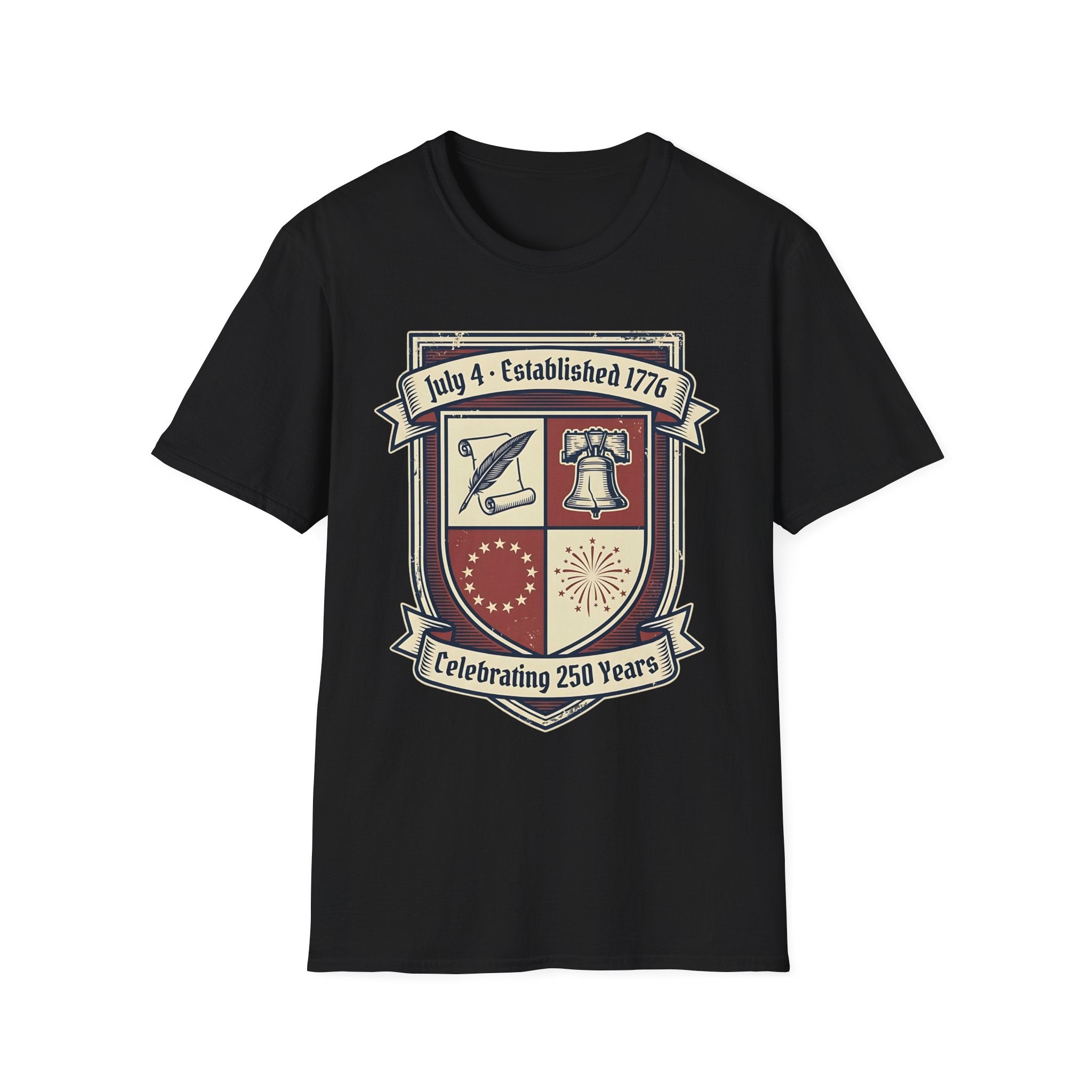 Vintage USA 250th Anniversary Crest T-Shirt | Semiquincentennial Shirt