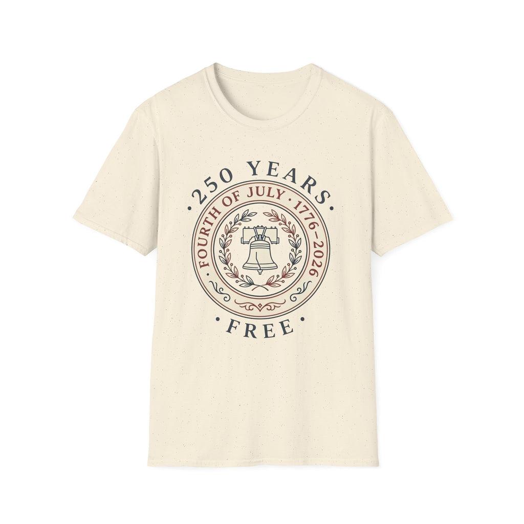 America 250th Anniversary T-Shirt | 250 Years Free Liberty Bell Tee