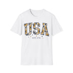 Floral USA Sunflower Est 1776 T-Shirt | Boho Patriotic Tee