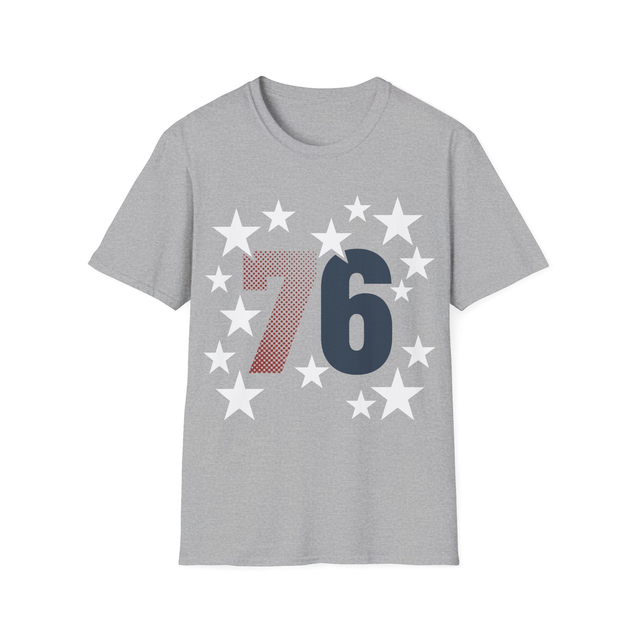 Spirit of '76 Retro Patriotic T-Shirt | Vintage 1776 Stars Tee