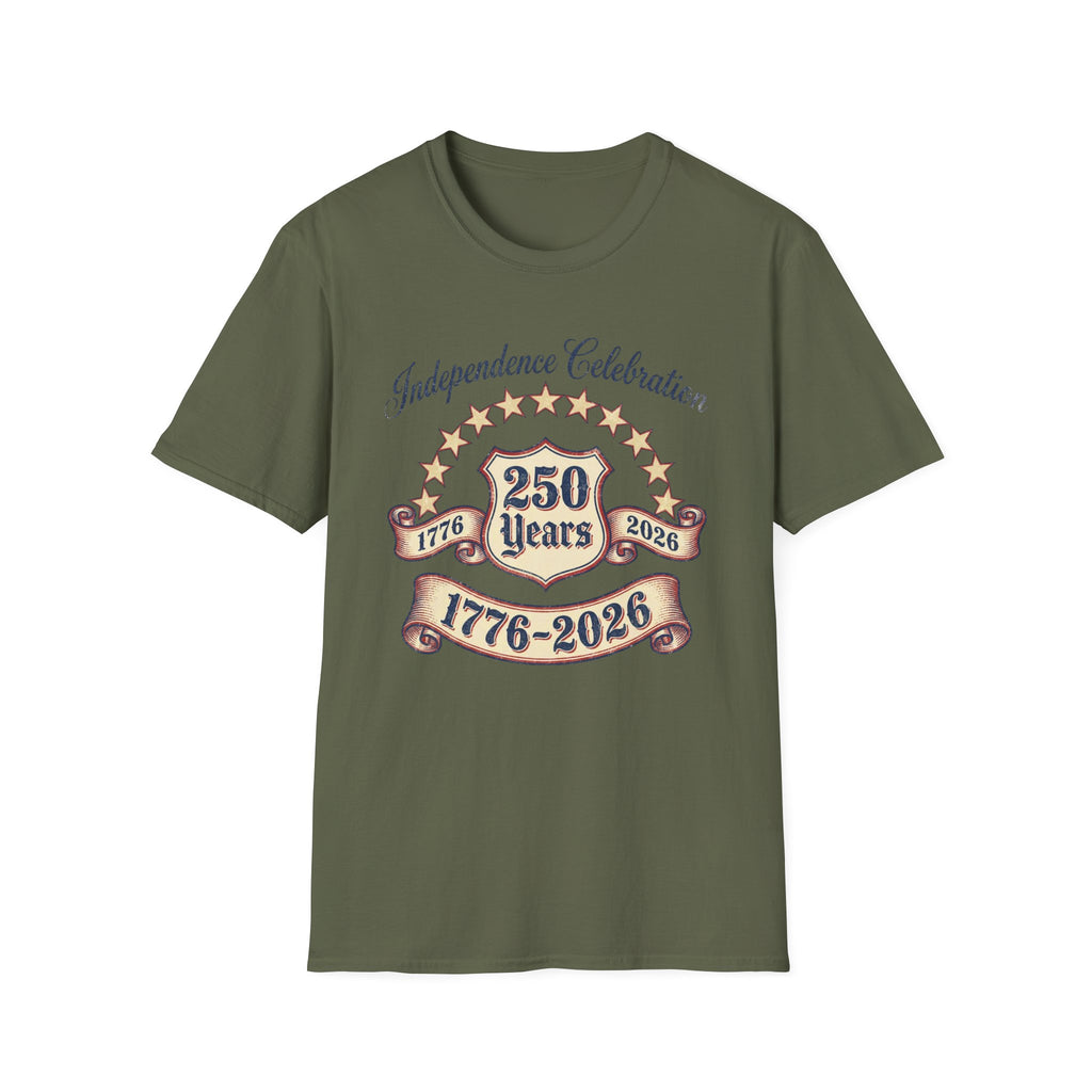 America 250 Shirt | Vintage 1776-2026 Independence Celebration Tee