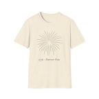 1776 Forever Free T-Shirt | Minimalist Patriotic Firework Tee
