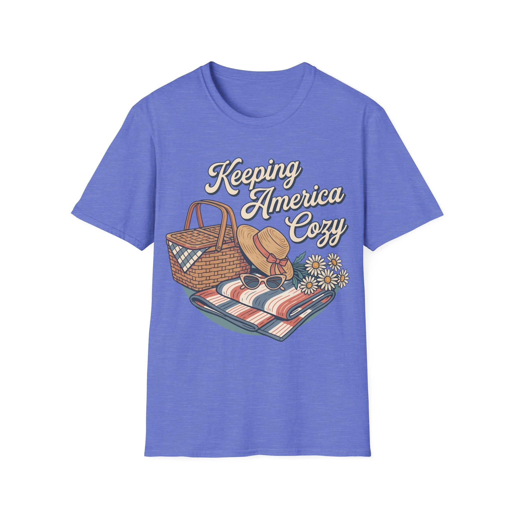 Keeping America Cozy Retro Summer Picnic T-Shirt