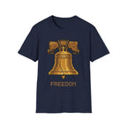 8-Bit Liberty Bell T-Shirt | Retro Gamer Freedom Pixel Art Tee