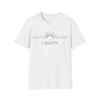 Minimalist Statue of Liberty T-Shirt | Subtle Patriotic Line Art Tee