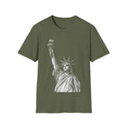 Vintage Engraved Statue Of Liberty T-Shirt