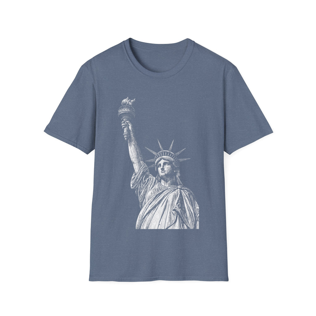 Vintage Engraved Statue Of Liberty T-Shirt