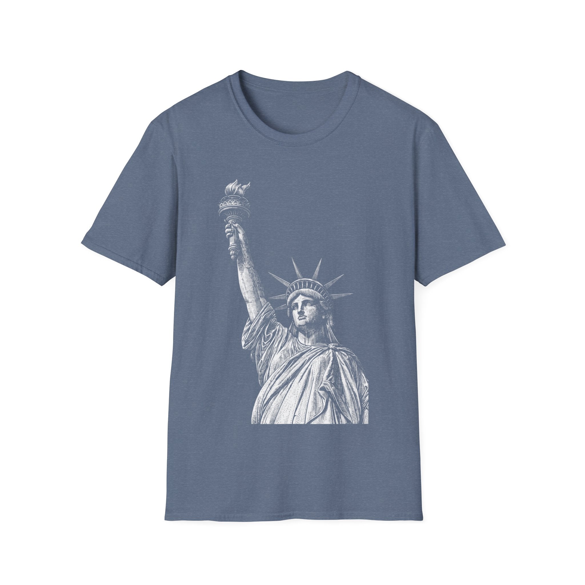 Vintage Engraved Statue Of Liberty T-Shirt