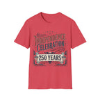 Vintage America 250 Years Independence Celebration T-Shirt