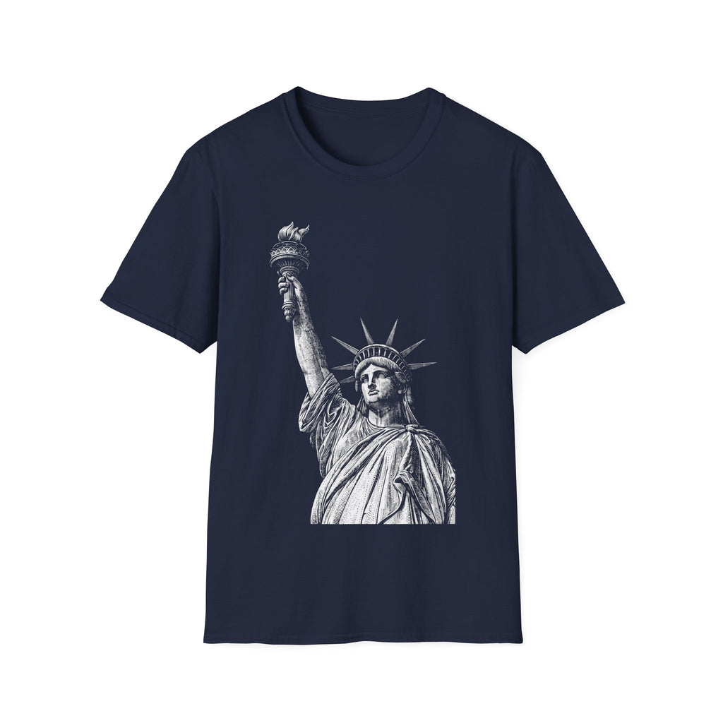Vintage Engraved Statue Of Liberty T-Shirt