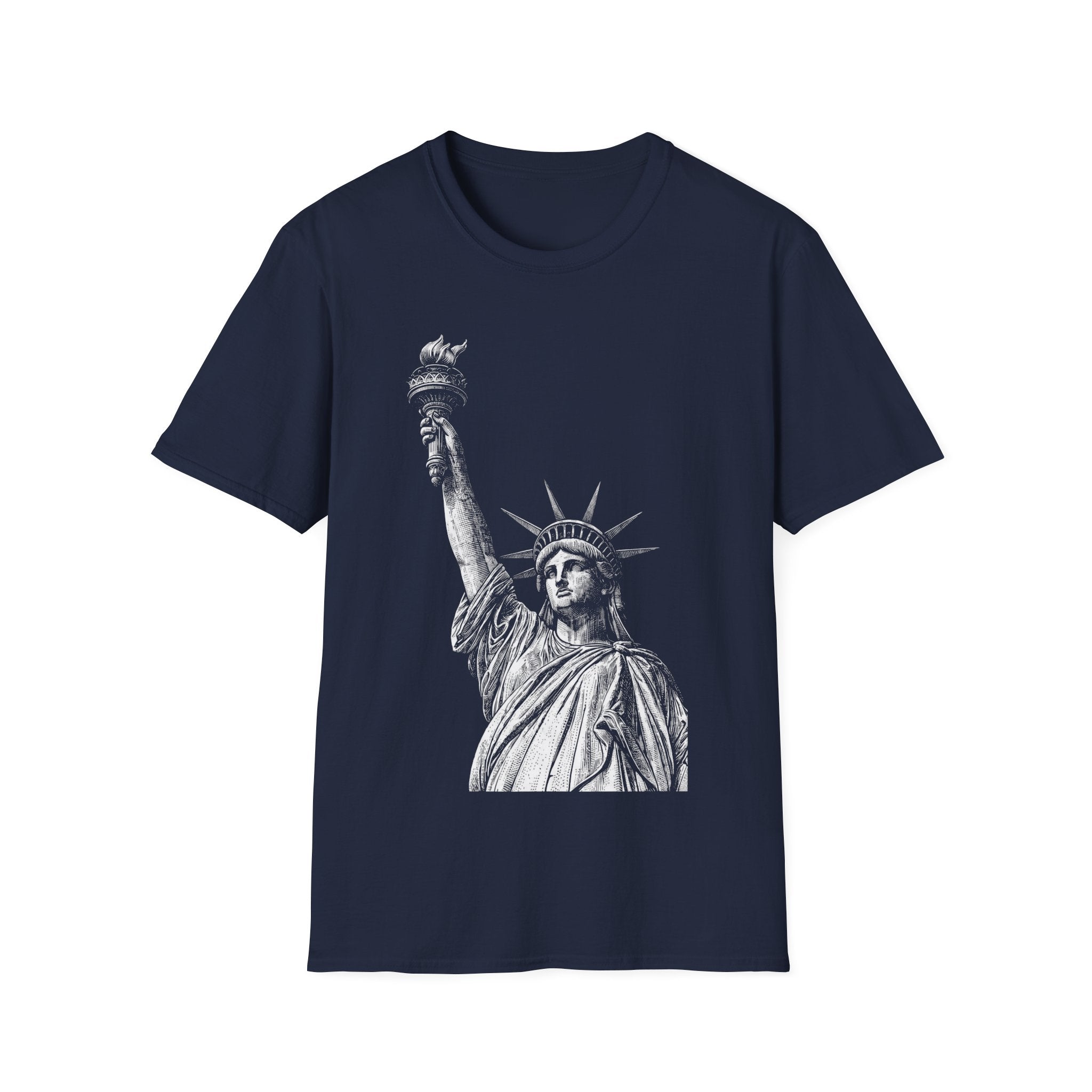 Vintage Engraved Statue Of Liberty T-Shirt
