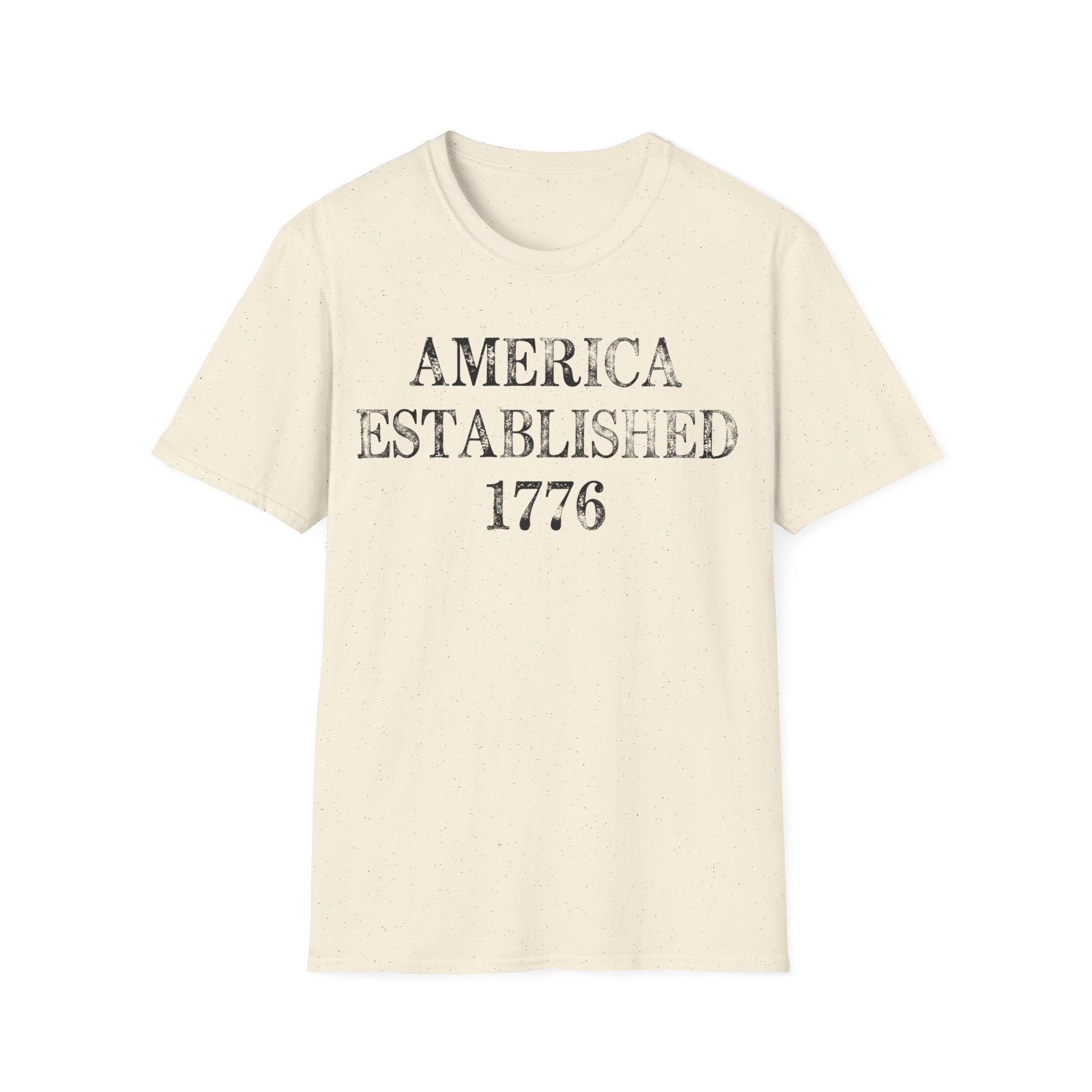America Established 1776 Vintage Distressed T-Shirt