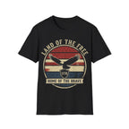 Land of the Free Home of the Brave Shirt | Vintage 1776 Eagle Tee