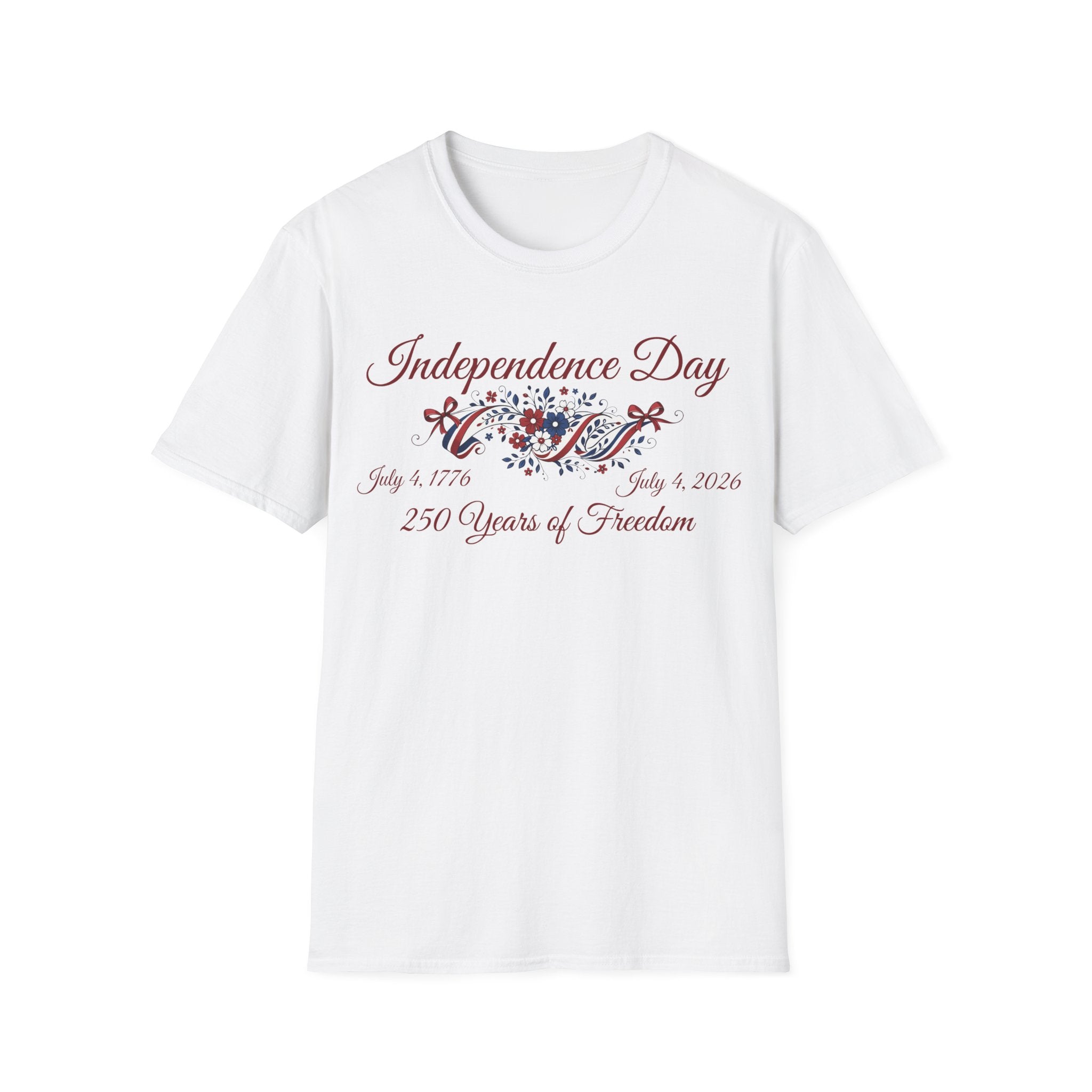 America 250th Anniversary Shirt | 250 Years of Freedom Floral Tee