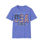 Vintage USA Varsity Est 1776 T-Shirt | Distressed Collegiate Patriotic Tee
