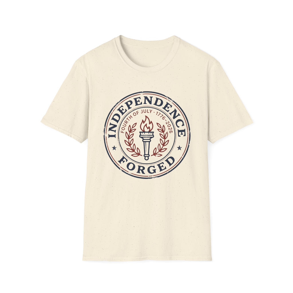 Independence Forged 250th Anniversary Shirt | Retro 1776-2026 Liberty Torch Tee