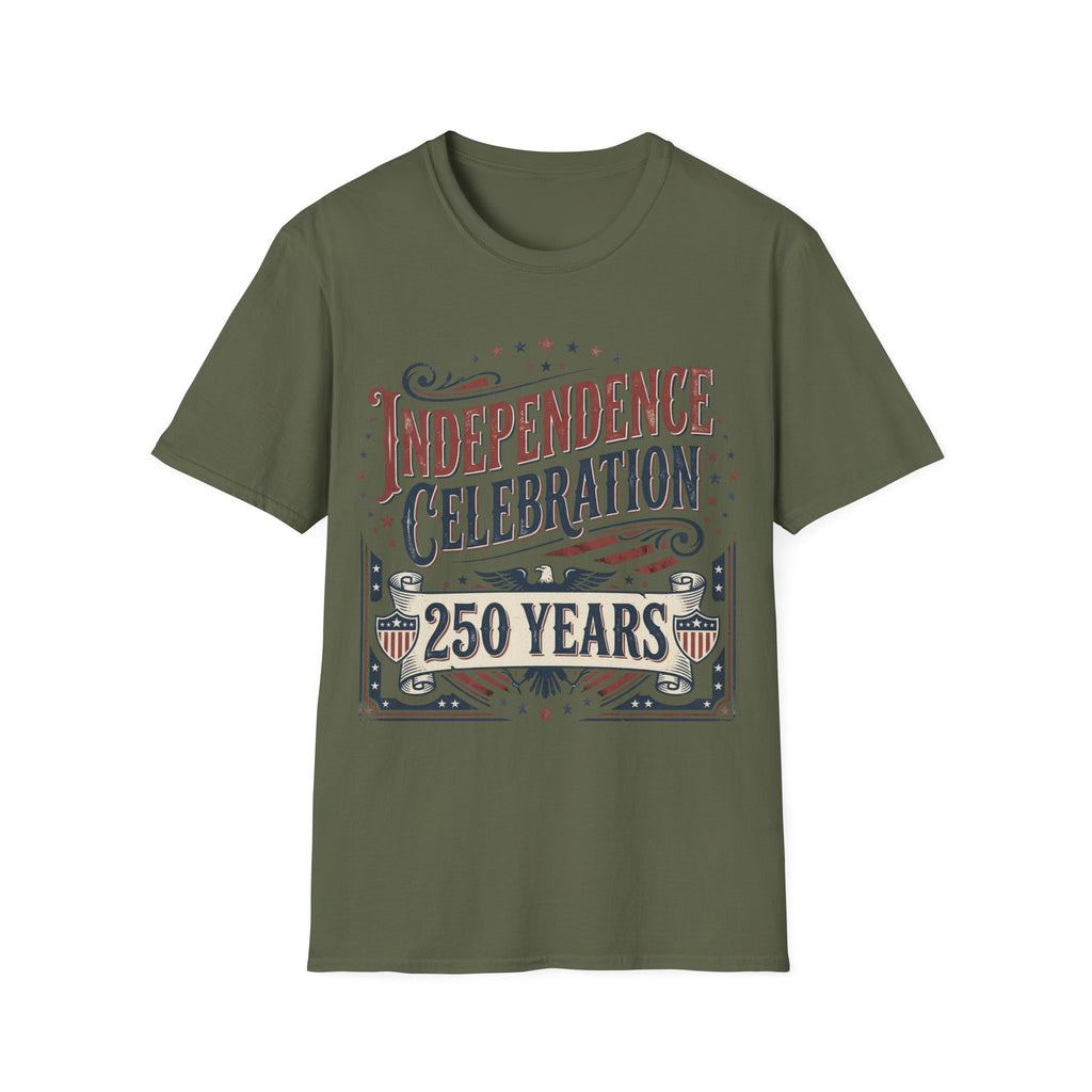 Vintage America 250 Years Independence Celebration T-Shirt