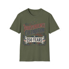 Vintage America 250 Years Independence Celebration T-Shirt
