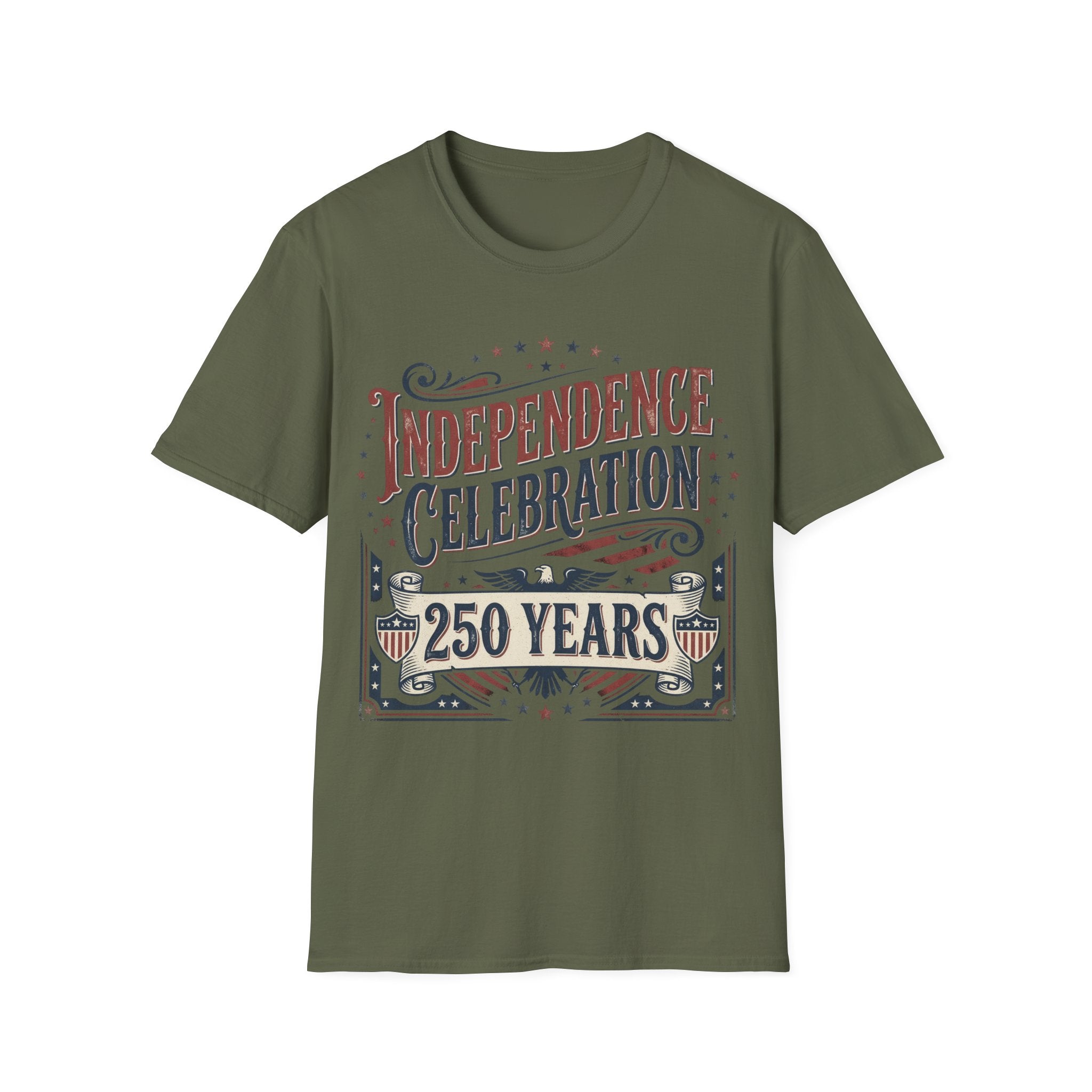 Vintage America 250 Years Independence Celebration T-Shirt