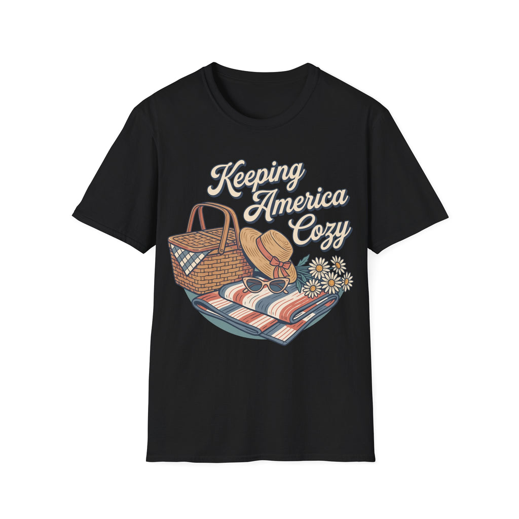 Keeping America Cozy Retro Summer Picnic T-Shirt