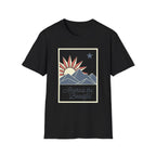 America The Beautiful Retro Mountain Sun T-Shirt
