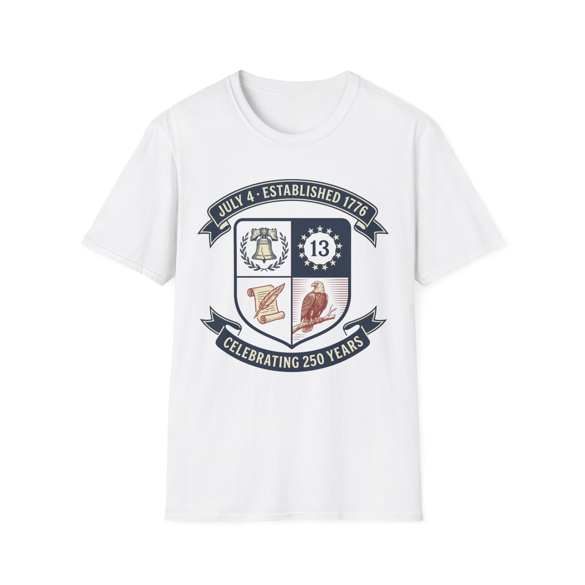 America 250th Anniversary Shield Shirt | Established 1776 Crest Tee