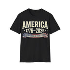 America 250 Years of Freedom: 1776-2026 Vintage Anniversary T-Shirt