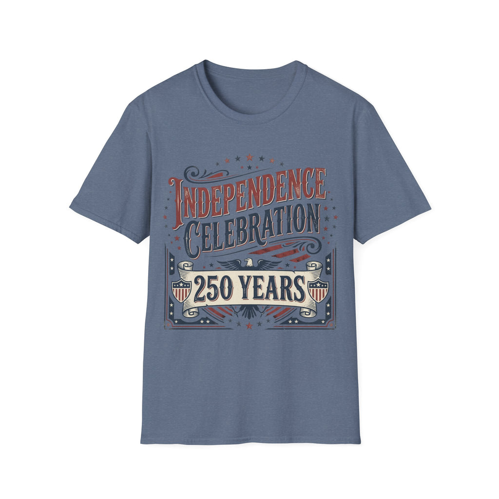 Vintage America 250 Years Independence Celebration T-Shirt