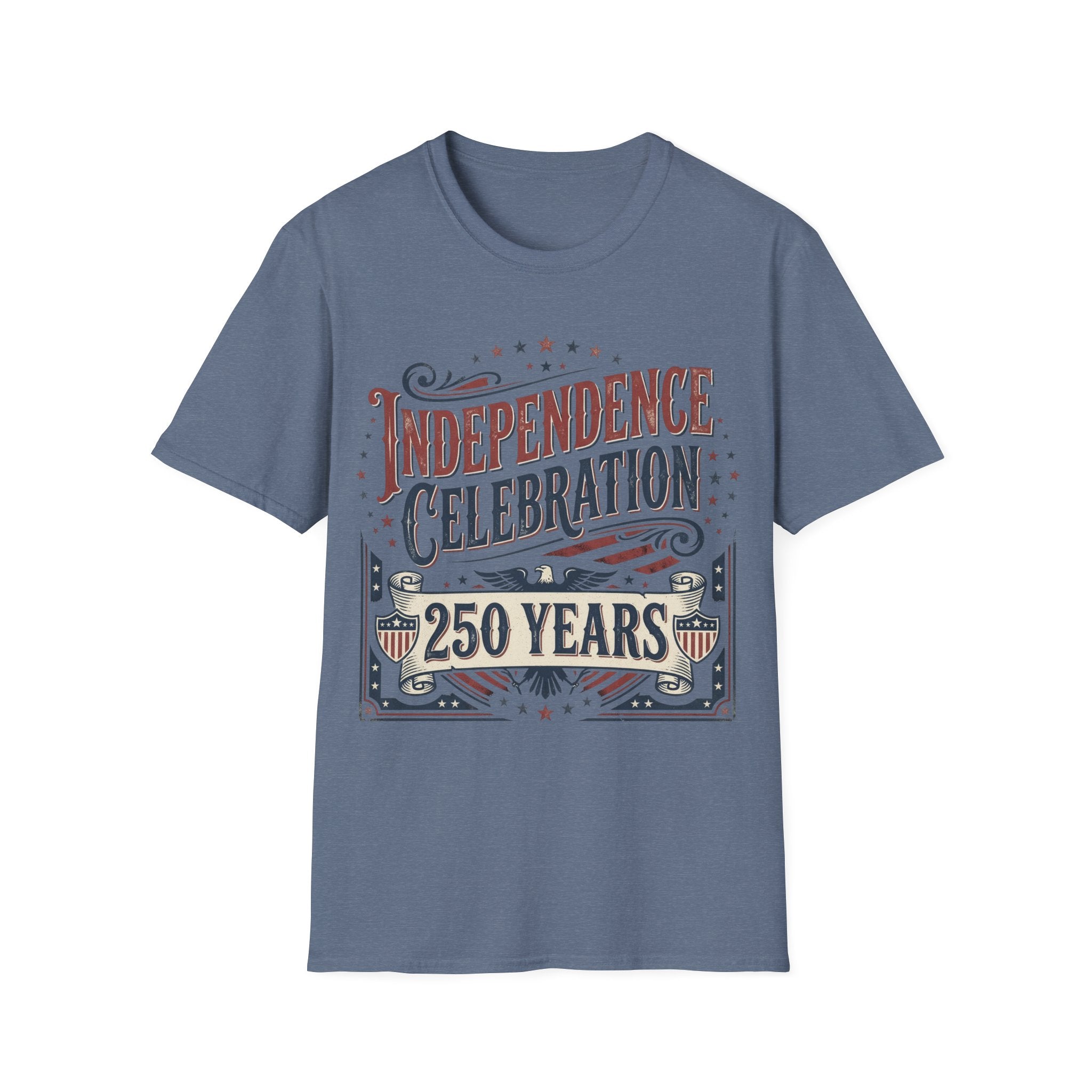 Vintage America 250 Years Independence Celebration T-Shirt