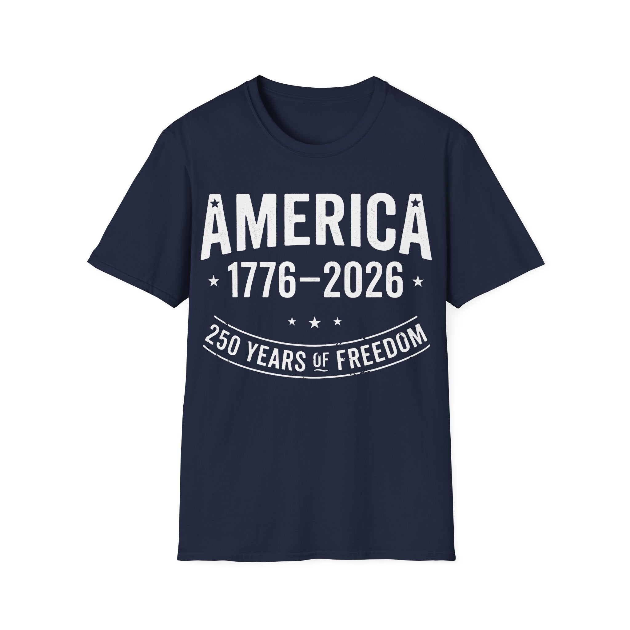 America 250 T-Shirt | Vintage Distressed 1776-2026 Freedom Tee