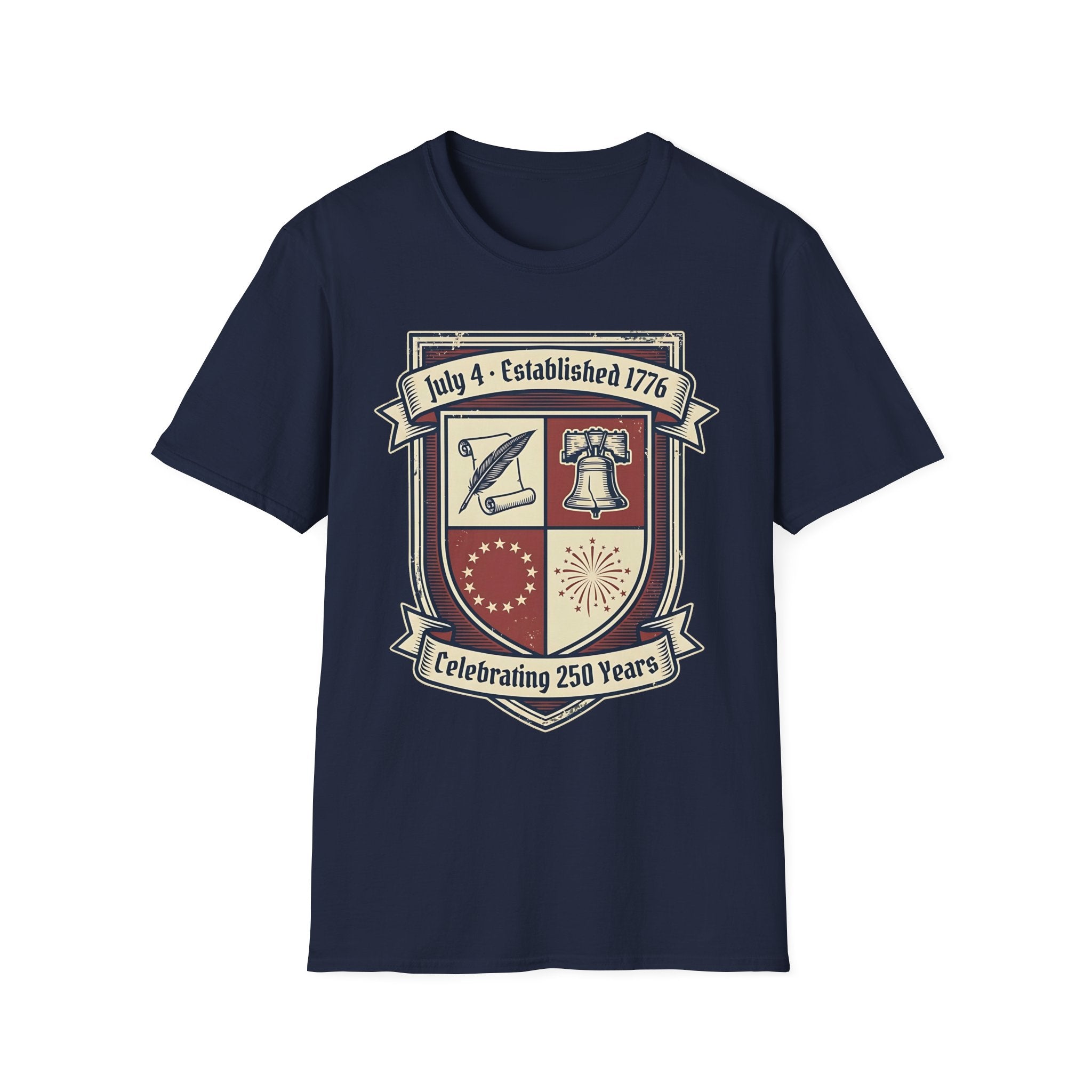 Vintage USA 250th Anniversary Crest T-Shirt | Semiquincentennial Shirt