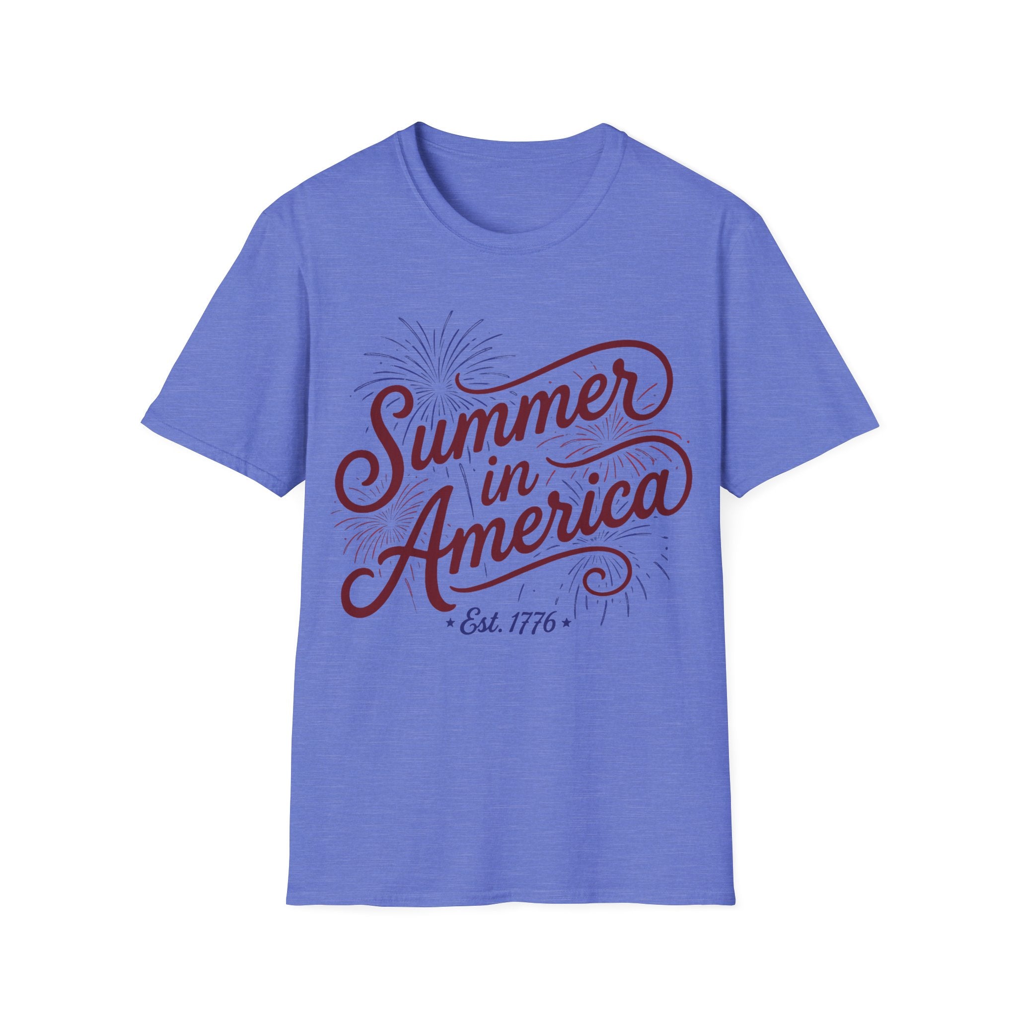 Summer in America T-Shirt | 4th of July Fireworks Est 1776 Tee