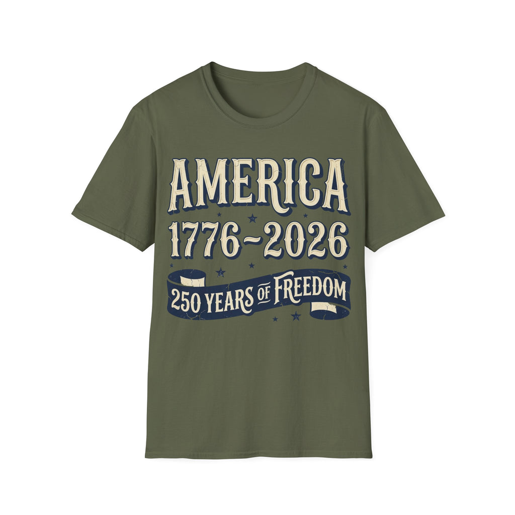 America 250th Anniversary 1776-2026 Vintage Patriotic T-Shirt