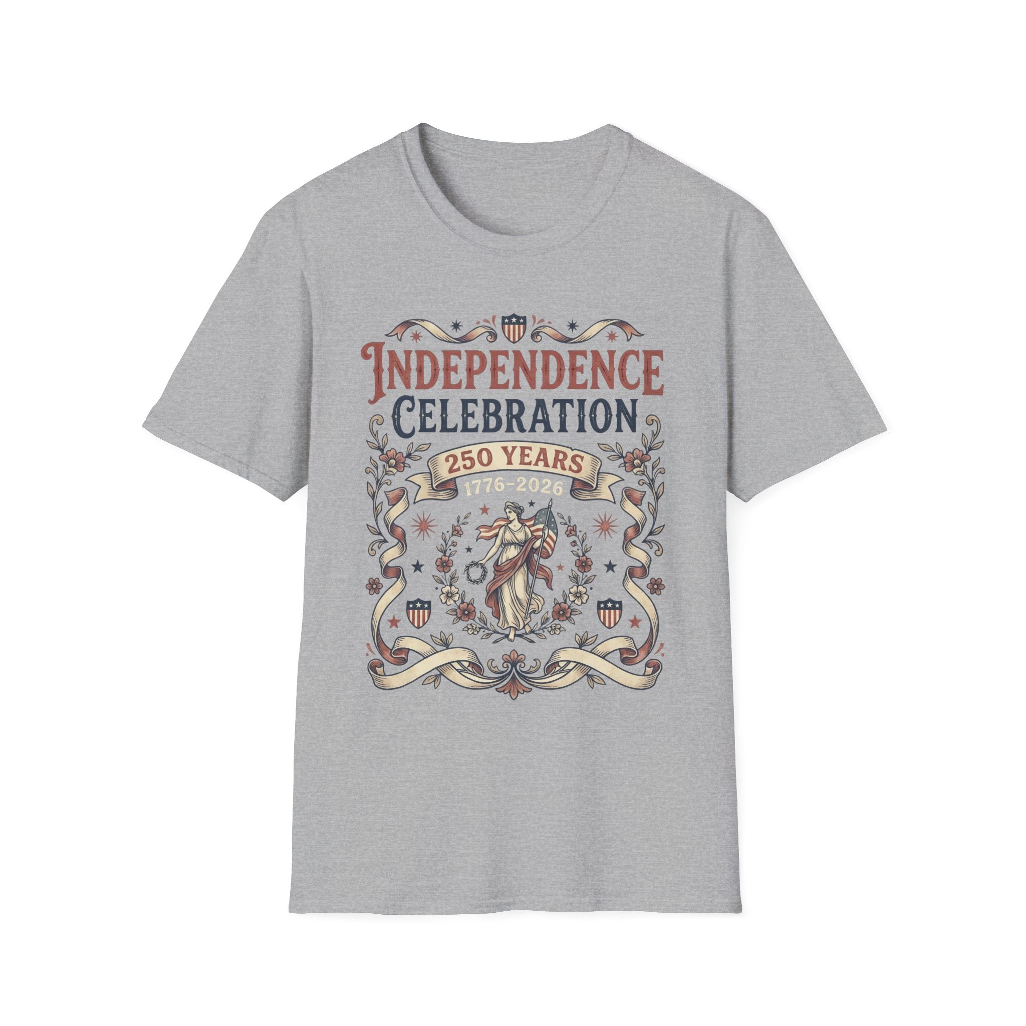 America 250 Lady Liberty Shirt | Vintage 1776-2026 Independence Celebration