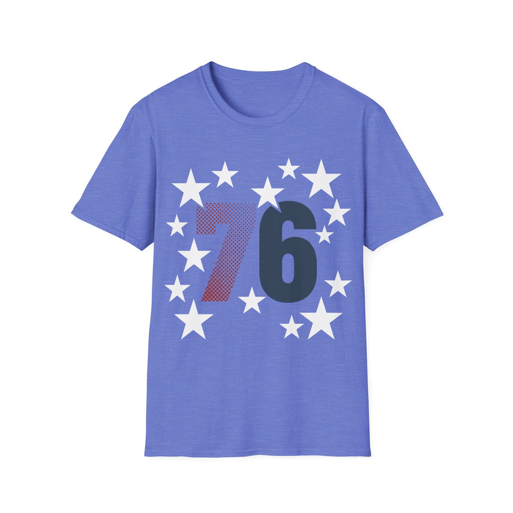 Spirit of '76 Retro Patriotic T-Shirt | Vintage 1776 Stars Tee