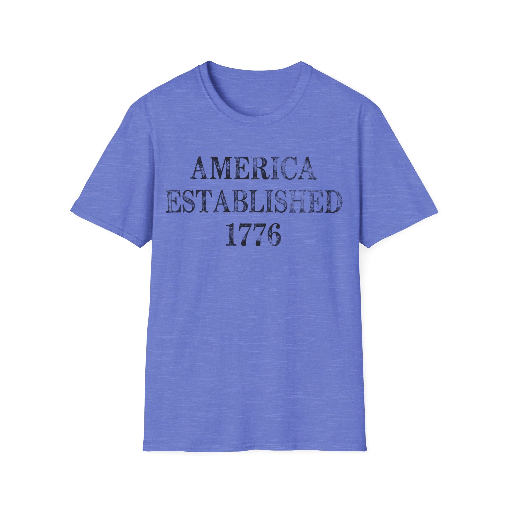 America Established 1776 Vintage Distressed T-Shirt