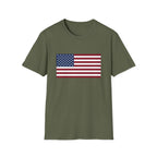 Classic American Flag T-Shirt | Simple Stars & Stripes Patriotic Tee