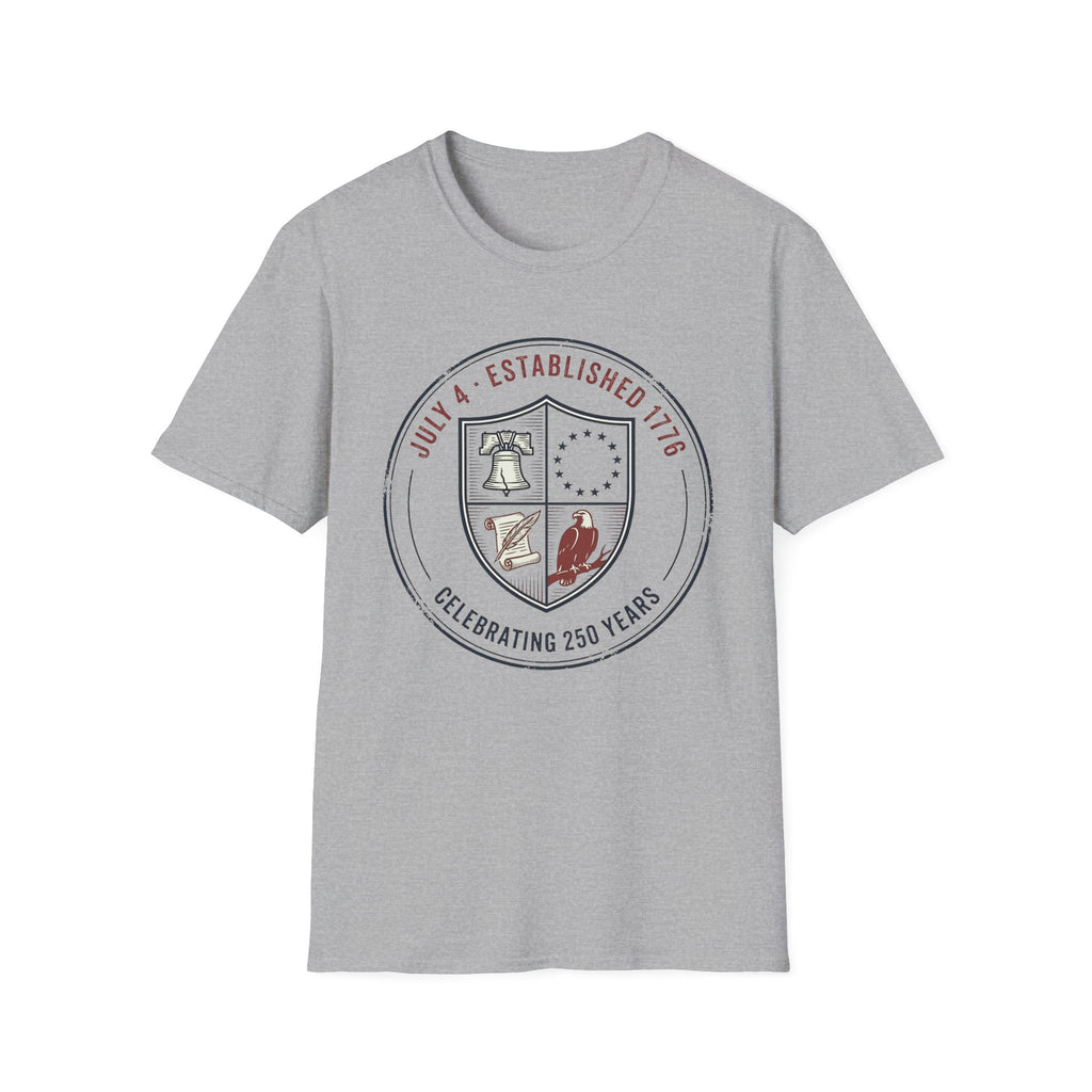 Vintage USA 250th Anniversary Badge T-Shirt | Semiquincentennial Shirt