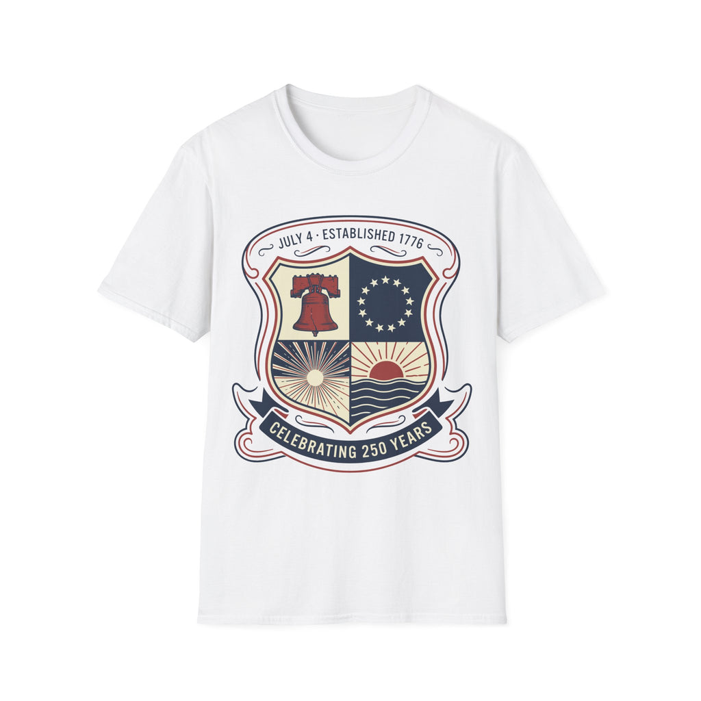 America 250th Anniversary Shield Shirt | Established 1776 Vintage Crest
