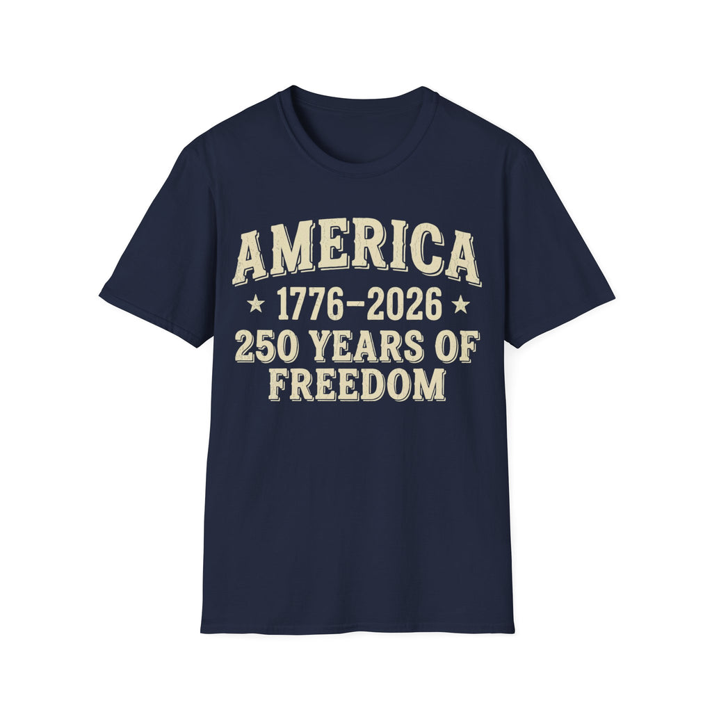 America 250 T-Shirt | Vintage 1776-2026 250 Years of Freedom Tee