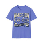 America 250th Anniversary 1776-2026 Vintage Patriotic T-Shirt