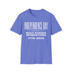 Independence Day 1776-2026 T-Shirt | Built Across Generations USA 250 Tee