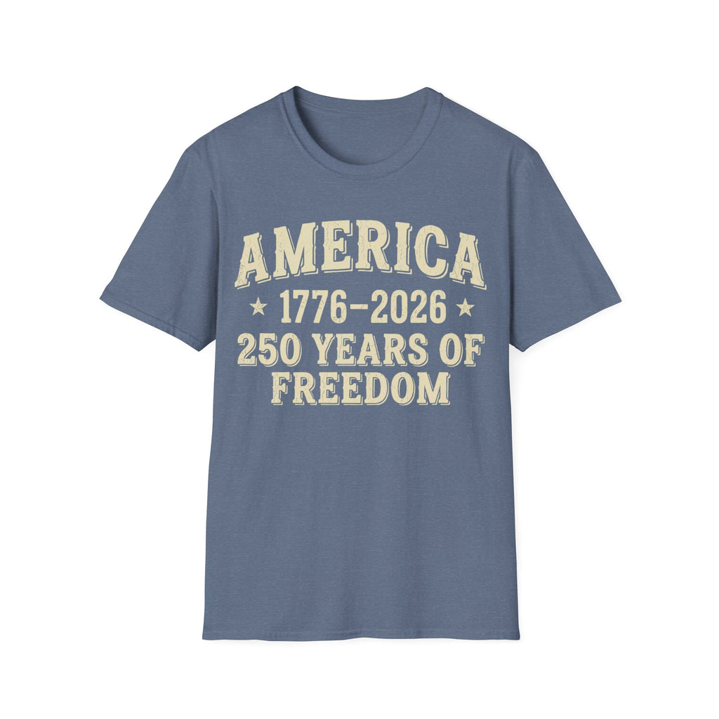 America 250 T-Shirt | Vintage 1776-2026 250 Years of Freedom Tee