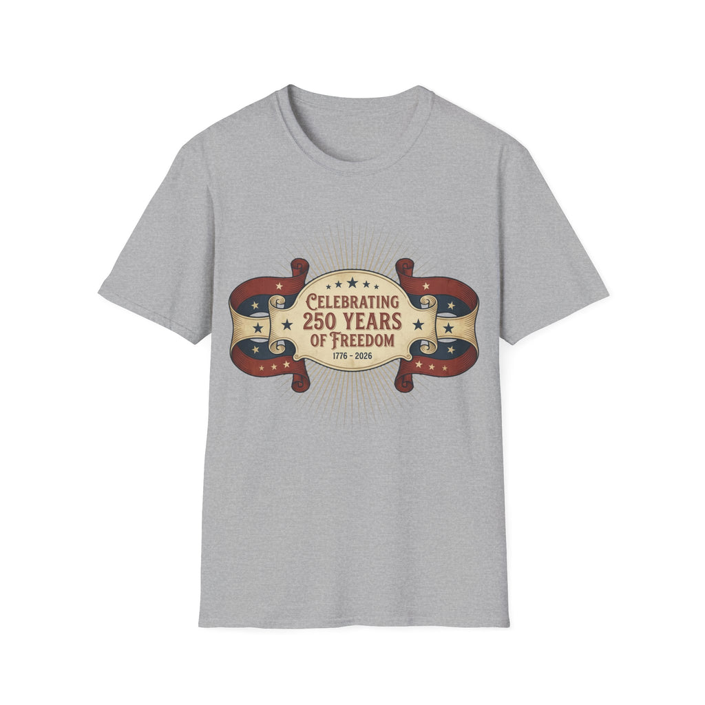 Celebrating 250 Years of Freedom: Vintage USA Anniversary T-Shirt