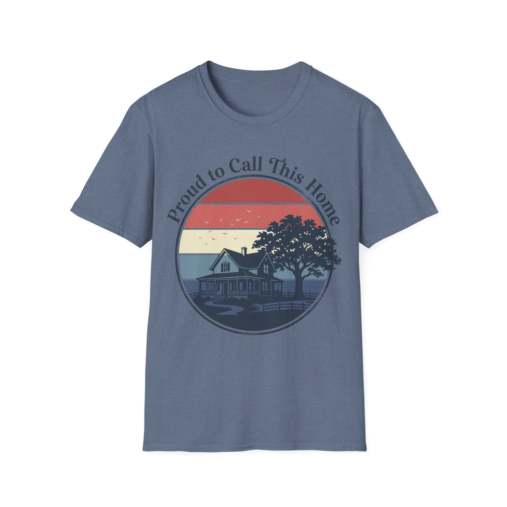 Proud to Call This Home T-Shirt | Retro Americana Farmhouse Tee